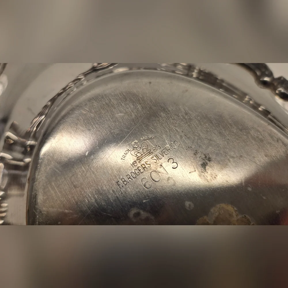 Elegant Silver Plated Serving Tray